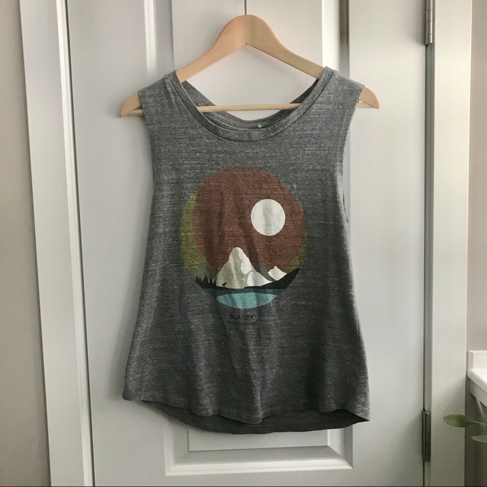 ModCloth Glacier National Park sleeveless cotton